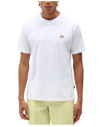 Dickies Mapleton rundhals baumwoll t-shirt - Weiß