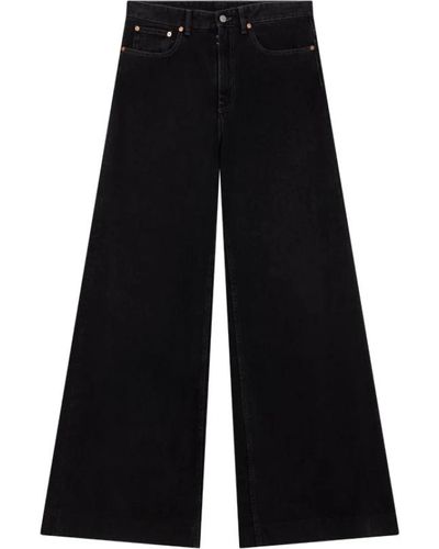 MM6 by Maison Martin Margiela Jeans > wide jeans - Noir