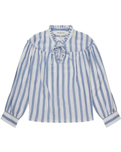 Munthe Lorren tops y camisetas - rayas azules