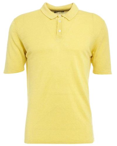 Roberto Collina Polo Shirts - Yellow