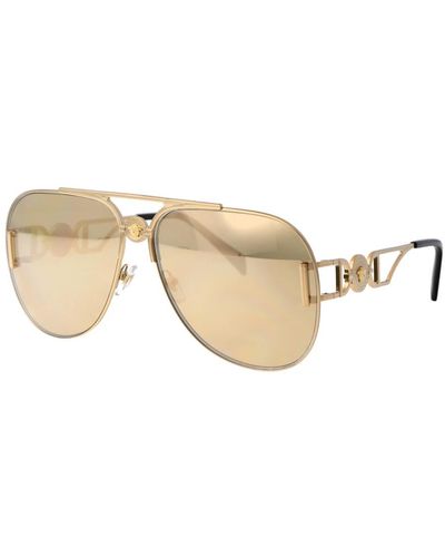 Versace Stylische sonnenbrille mit modell 0ve2255 - Natur