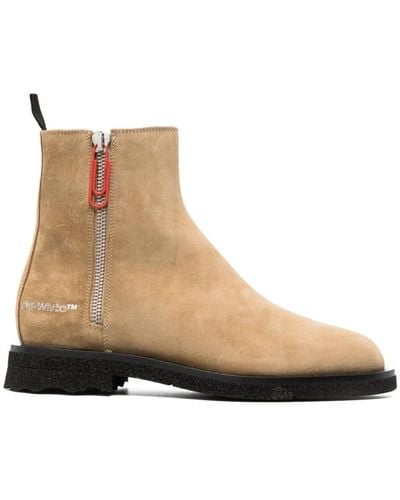 Off-White c/o Virgil Abloh Ankle Boots - Brown