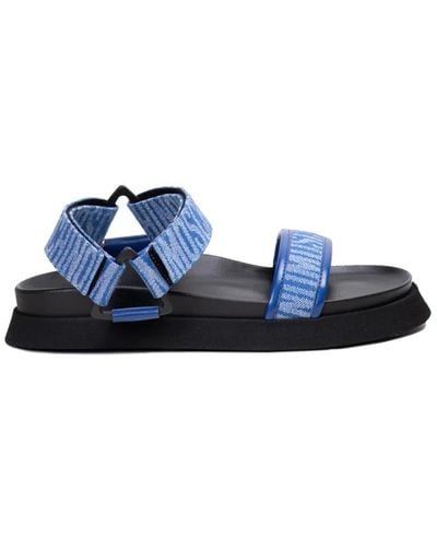 Moschino Flat Sandals - Blue