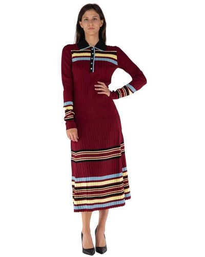 Wales Bonner Knitted Dresses - Red