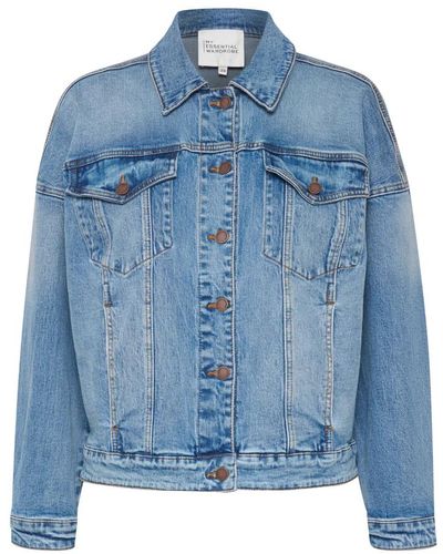 My Essential Wardrobe Jackets > denim jackets - Bleu