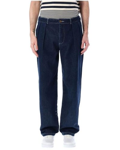 Pop Trading Co. Straight Jeans - Blue