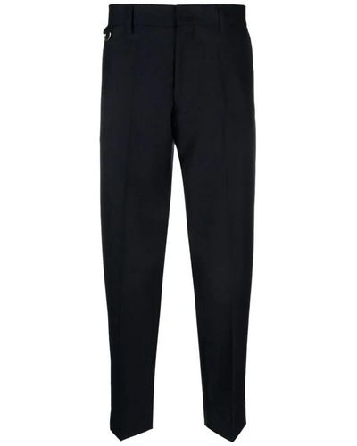 Low Brand Cropped Trousers - Blue