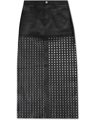 Stand Studio Skirts > leather skirts - Noir