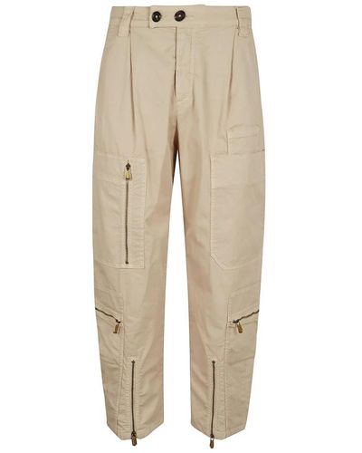 Pinko Straight Trousers - Natural