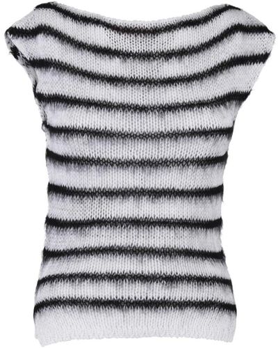 Marni Round-Neck Knitwear - Grey