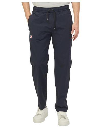 K-Way Straight Trousers - Blue