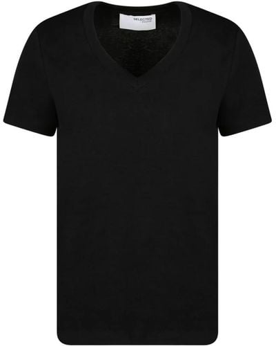 SELECTED T-camicie - Nero