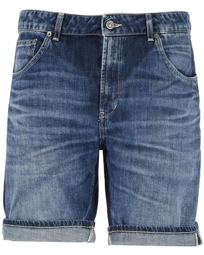 Dondup Shorts > denim shorts - Bleu