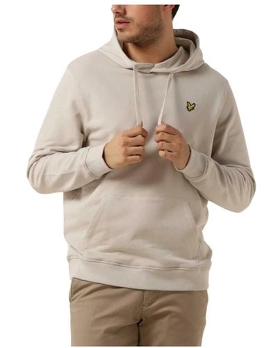 Lyle & Scott R pullover hoodie für männer - Natur