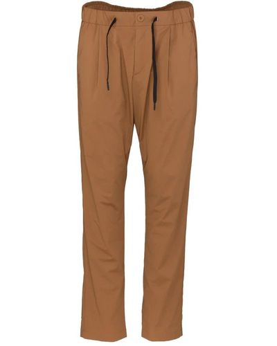 Herno Trousers > straight trousers - Marron