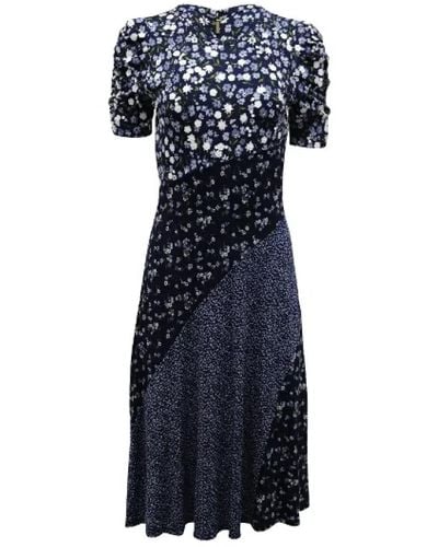 Michael Kors Stoff dresses - Blau