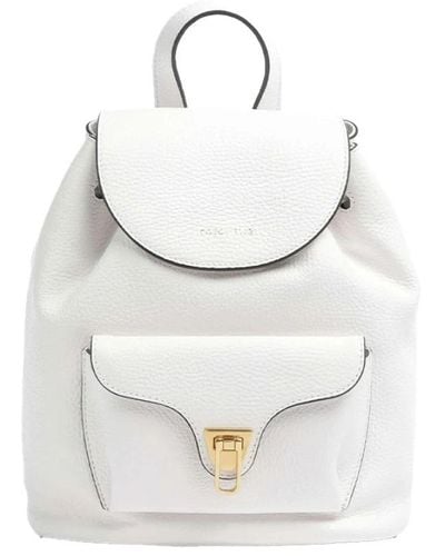 Coccinelle Beat Soft Backpack - White