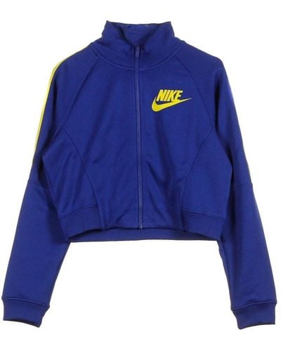 Nike Blaue/gelbe track jacket