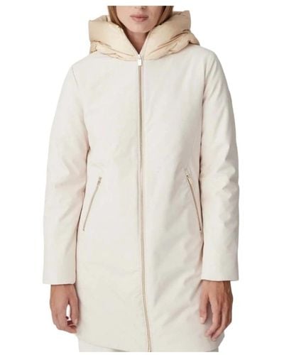 Ciesse Piumini Mire 2.2 giacca lunga con cappuccio - Bianco