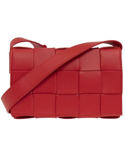 Bottega Veneta Cross Body Bags - Red