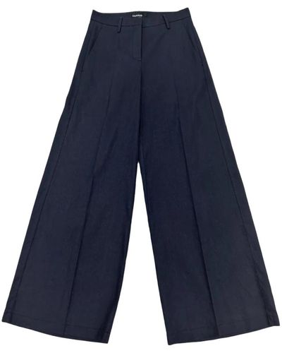 Cambio Wide pantaloni - Blu