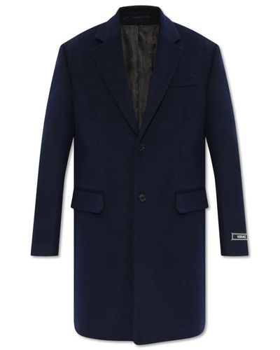 Versace Cappotto di lana - Blu