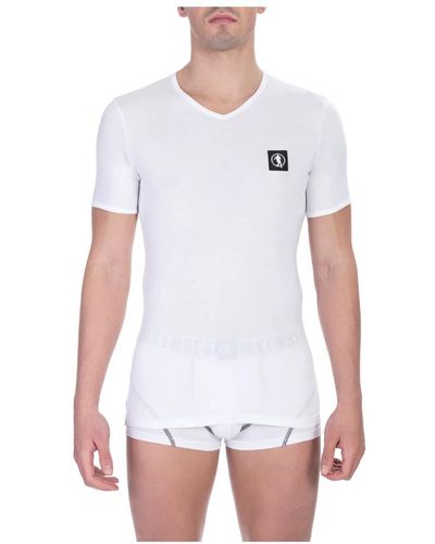 Bikkembergs Tops > t-shirts - Blanc