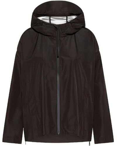 OOF WEAR Moderno impermeable trench coat - Negro