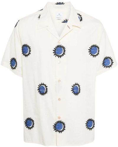 PS by Paul Smith Short Sleeve Shirts - White
