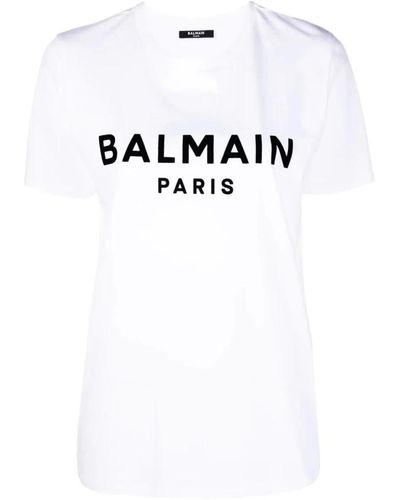 Balmain T-Shirts - Weiß