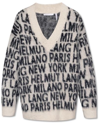 Helmut Lang Oversize sweater - Blanco