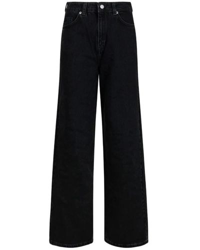 SELECTED Wide Jeans - Black