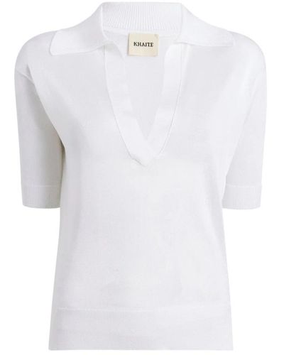 Khaite Polo Shirts - White