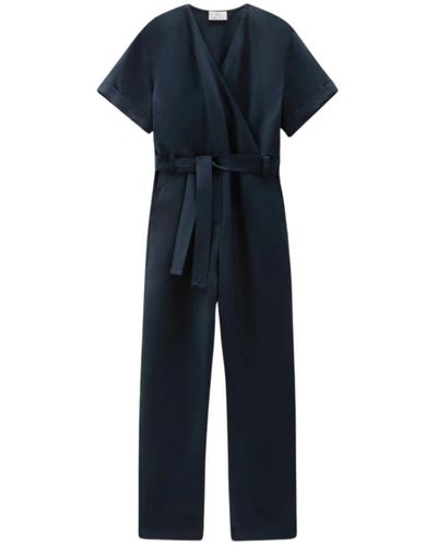 Woolrich Viscose linen suit - Blu