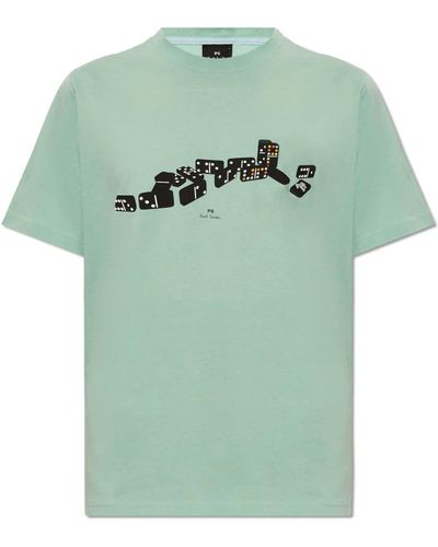 PS by Paul Smith T-shirt con logo - Verde