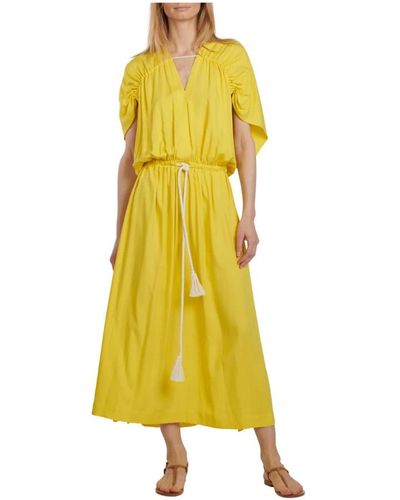Erika Cavallini Semi Couture Shirt Dresses - Yellow