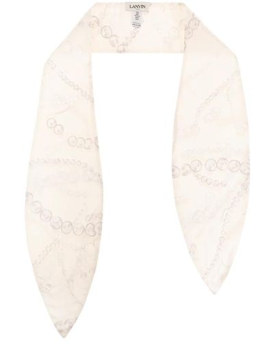 Lanvin Accessories > scarves > silky scarves - Blanc