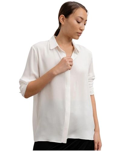 Ahlvar Gallery Mia silk shirt - Blanco