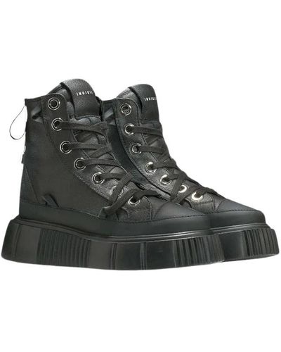 Inuikii Shoes > boots > lace-up boots - Noir