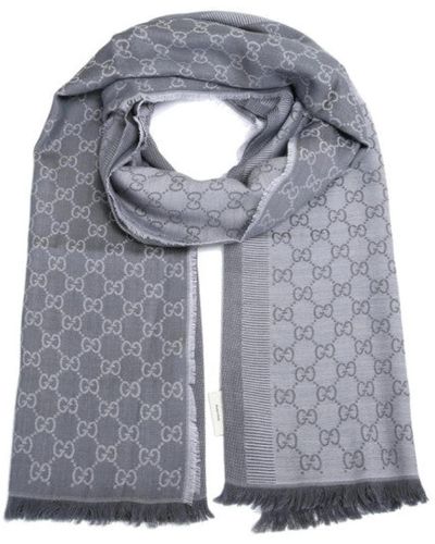 Gucci Winter Scarves - Grey