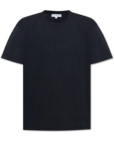 JW Anderson T-shirt con logo - Nero