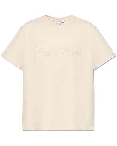 JW Anderson T-shirt mit logo - Natur