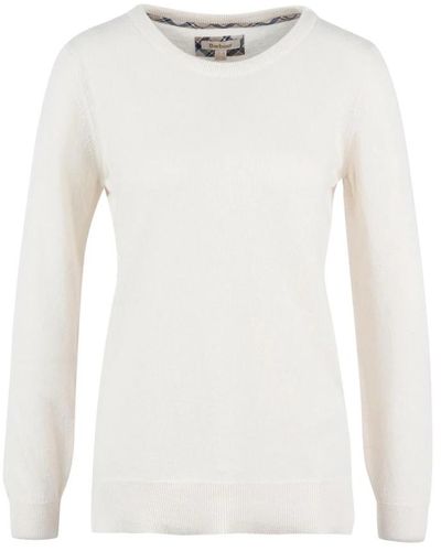 Barbour Knitwear > round-neck knitwear - Blanc