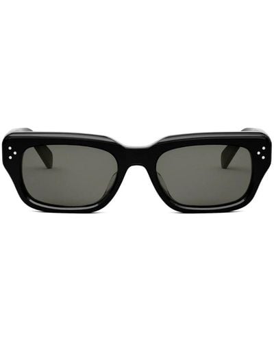 Celine Bold 3 dotslarge sonnenbrille,geometrische sonnenbrille mit schickem stil - Schwarz