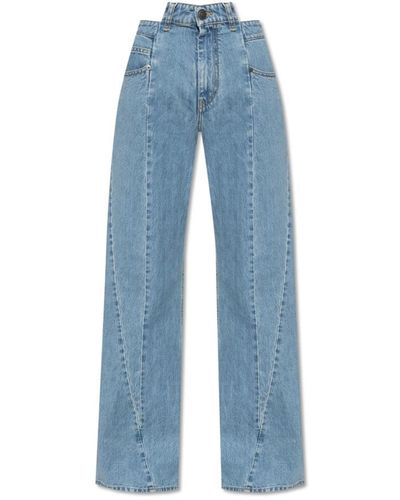 Maison Margiela Jeans > wide jeans - Bleu