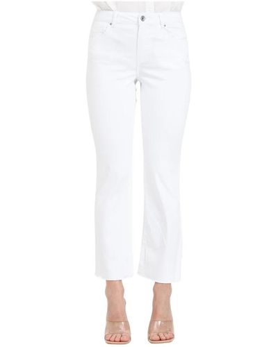 ONLY Jeans bianchi logo dietro skinny - Bianco