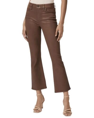 PAIGE Trousers > wide trousers - Marron