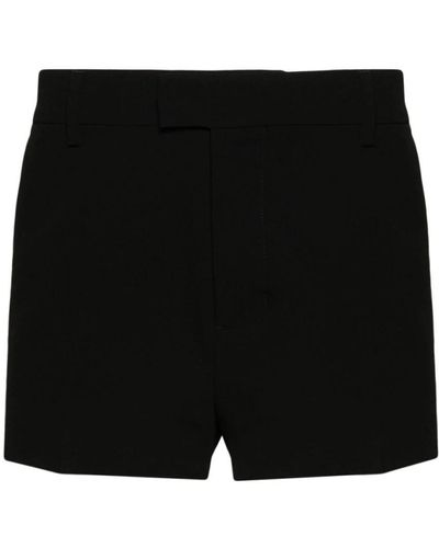 Ami Paris Woll mini shorts - Schwarz