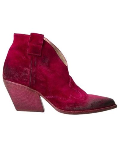 Elena Iachi Cowboy Boots - Red