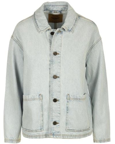 American Vintage Denim Jackets - Gray
